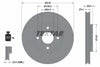Textar Front Coated Brake Disc Pro Vented 92279003 278mm thumbnail