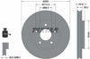 Textar Front Coated Brake Disc Pro Vented 92280103 283mm thumbnail