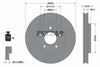 Textar Front Coated Brake Disc Pro Vented 92280103 283mm thumbnail