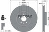 Textar Front Coated Brake Disc Pro Vented 92282103 320mm thumbnail