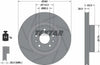 Textar Front Coated High-Carbon Brake Disc Pro+ Slotted Vented 92282205 340mm thumbnail