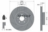 Textar Front Coated High-Carbon Brake Disc Pro+ Slotted Vented 92282205 340mm thumbnail