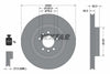 Textar Front Coated High-Carbon Brake Disc Pro+ Vented 92283205 360mm thumbnail