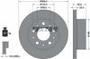 Textar Rear Brake Disc Pro Vented 92284303 300mm thumbnail