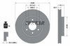 Textar Front Coated Brake Disc Pro Vented 92285803 296mm thumbnail