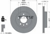 Textar Rear Brake Disc Pro Vented 92288503 300mm thumbnail