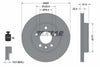 Textar Rear Brake Disc Pro Vented 92288503 300mm thumbnail