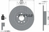 Textar Rear Brake Disc Pro Solid 92293803 300mm thumbnail