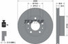 Textar Front Coated Brake Disc Pro Vented 92305203 280mm thumbnail