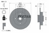 Textar Rear Brake Disc Pro Solid 92305403 244mm thumbnail
