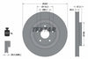 Textar Front Coated Brake Disc Pro Vented 92306203 320mm thumbnail