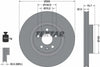 Textar Front Coated High-Carbon Brake Disc Pro+ Vented 92313905 355mm thumbnail