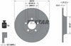 Textar Rear Brake Disc Pro Solid 92315303 272mm thumbnail
