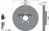 Textar Front Coated High-Carbon Brake Disc Pro+ Vented 92316705 318mm thumbnail