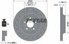 Textar Rear Brake Disc Pro+ Vented 92317505 320mm thumbnail