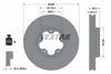 Textar Front Coated Brake Disc Pro Vented 92320303 288mm thumbnail