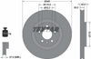 Textar Front Coated High-Carbon Brake Disc Pro+ Vented 92323705 345mm thumbnail