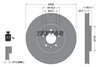 Textar Front Coated High-Carbon Brake Disc Pro+ Vented 92323705 345mm thumbnail
