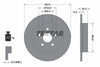 Textar Rear Brake Disc Pro Solid 92333703 274mm thumbnail