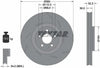 Textar Front Coated High-Carbon Brake Disc Pro+ Slotted Vented 92334105 360mm thumbnail