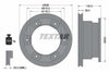 Textar Rear Brake Disc Pro Vented 93177703 306mm thumbnail