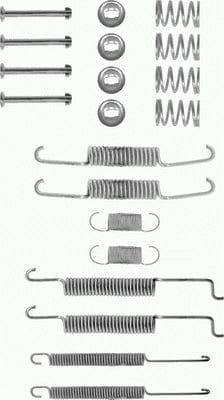 Textar Brake Shoes Accessory Fitting Kit Rear Axle 97000600 - image 2