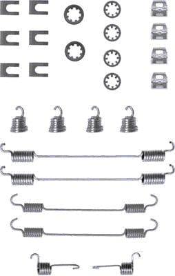 Textar Brake Shoes Accessory Fitting Kit Rear Axle 97005000 - image 2
