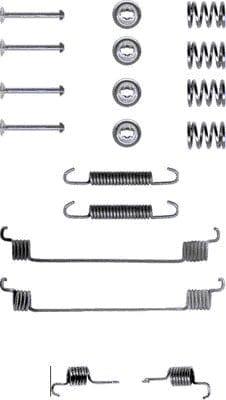 Textar Brake Shoes Accessory Fitting Kit Rear Axle 97005800 - image 2