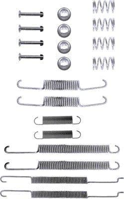 Textar Brake Shoes Accessory Fitting Kit Rear Axle 97006600 - image 2