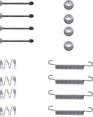 Textar Parking Brake Shoes Accessory Fitting Kit Rear Axle 97008400 - image 3
