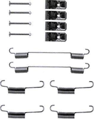 Textar Brake Shoes Accessory Fitting Kit Rear Axle 97008800 - image 2