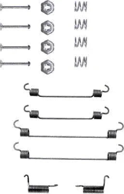 Textar Brake Shoes Accessory Fitting Kit Rear Axle 97009400 - image 2