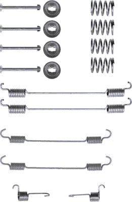 Textar Brake Shoes Accessory Fitting Kit Rear Axle 97010100 - image 2