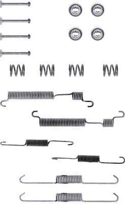 Textar Brake Shoes Accessory Fitting Kit Rear Axle 97011100 - image 2