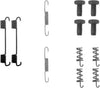 Textar Parking Brake Shoes Accessory Fitting Kit Rear Axle 97011600 thumbnail