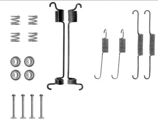 Textar Brake Shoes Accessory Fitting Kit Rear Axle 97011900 - image 2