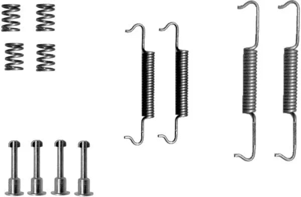 Textar Parking Brake Shoes Accessory Fitting Kit Rear Axle 97012500 - image 4