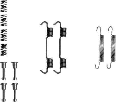 Textar Parking Brake Shoes Accessory Fitting Kit Rear Axle 97012600 - image 3