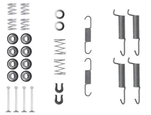 Textar Parking Brake Shoes Accessory Fitting Kit Rear Axle 97012701 - image 3