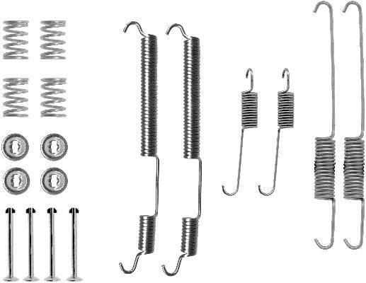 Textar Brake Shoes Accessory Fitting Kit Rear Axle 97013800 - image 3
