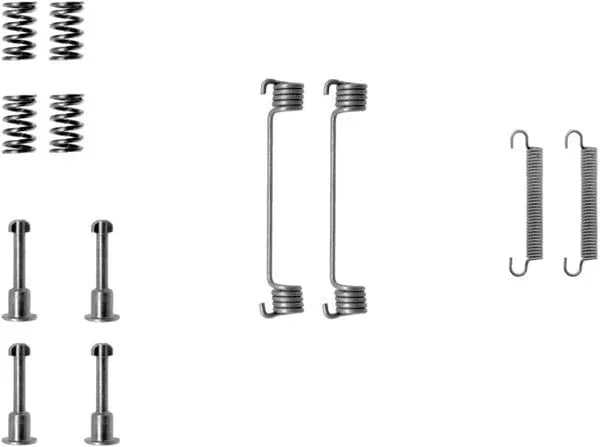 Textar Parking Brake Shoes Accessory Fitting Kit Rear Axle 97029100 - image 4