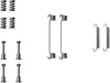 Textar Parking Brake Shoes Accessory Fitting Kit Rear Axle 97029100 thumbnail