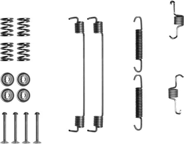 Textar Brake Shoes Accessory Fitting Kit Rear Axle 97031000 - image 2