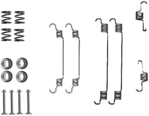 Textar Brake Shoes Accessory Fitting Kit Rear Axle 97032000 - image 3