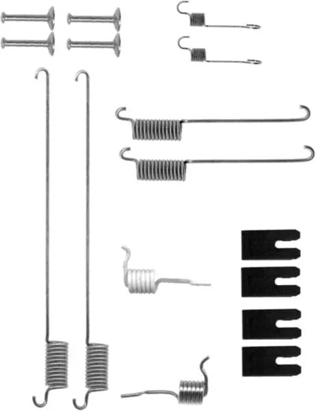 Textar Brake Shoes Accessory Fitting Kit Rear Axle 97032700 - image 2