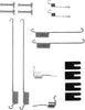 Textar Brake Shoes Accessory Fitting Kit Rear Axle 97032700 thumbnail