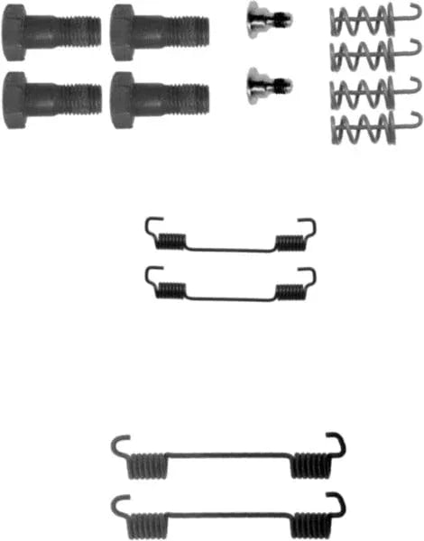 Textar Parking Brake Shoes Accessory Fitting Kit Rear Axle 97034500 - image 3