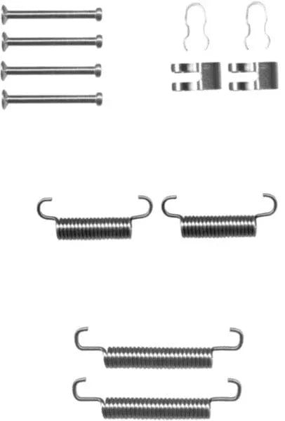 Textar Parking Brake Shoes Accessory Fitting Kit Rear Axle 97035000 - image 3