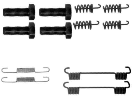 Textar Parking Brake Shoes Accessory Fitting Kit Rear Axle 97035400 - image 3