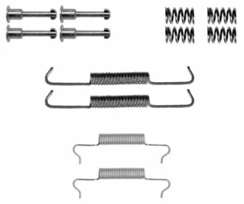 Textar Parking Brake Shoes Accessory Fitting Kit Rear Axle 97036100 - image 3